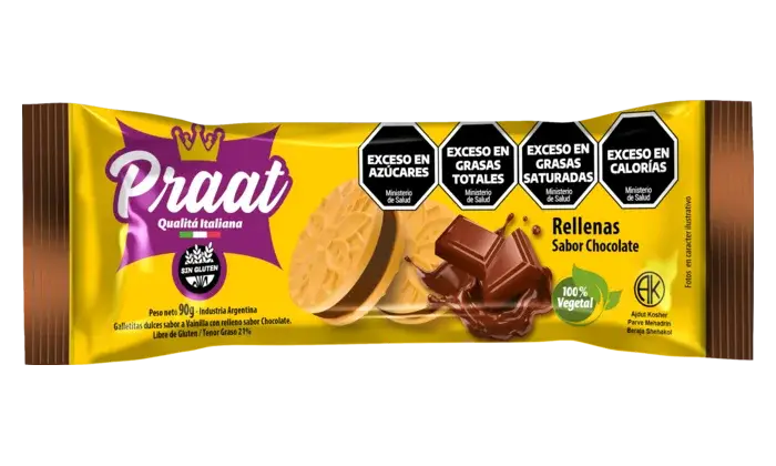 Rellenas sabor chocolate